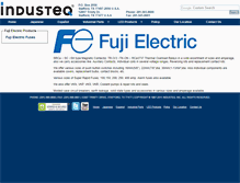 Tablet Screenshot of fuji-electric.industeq.com